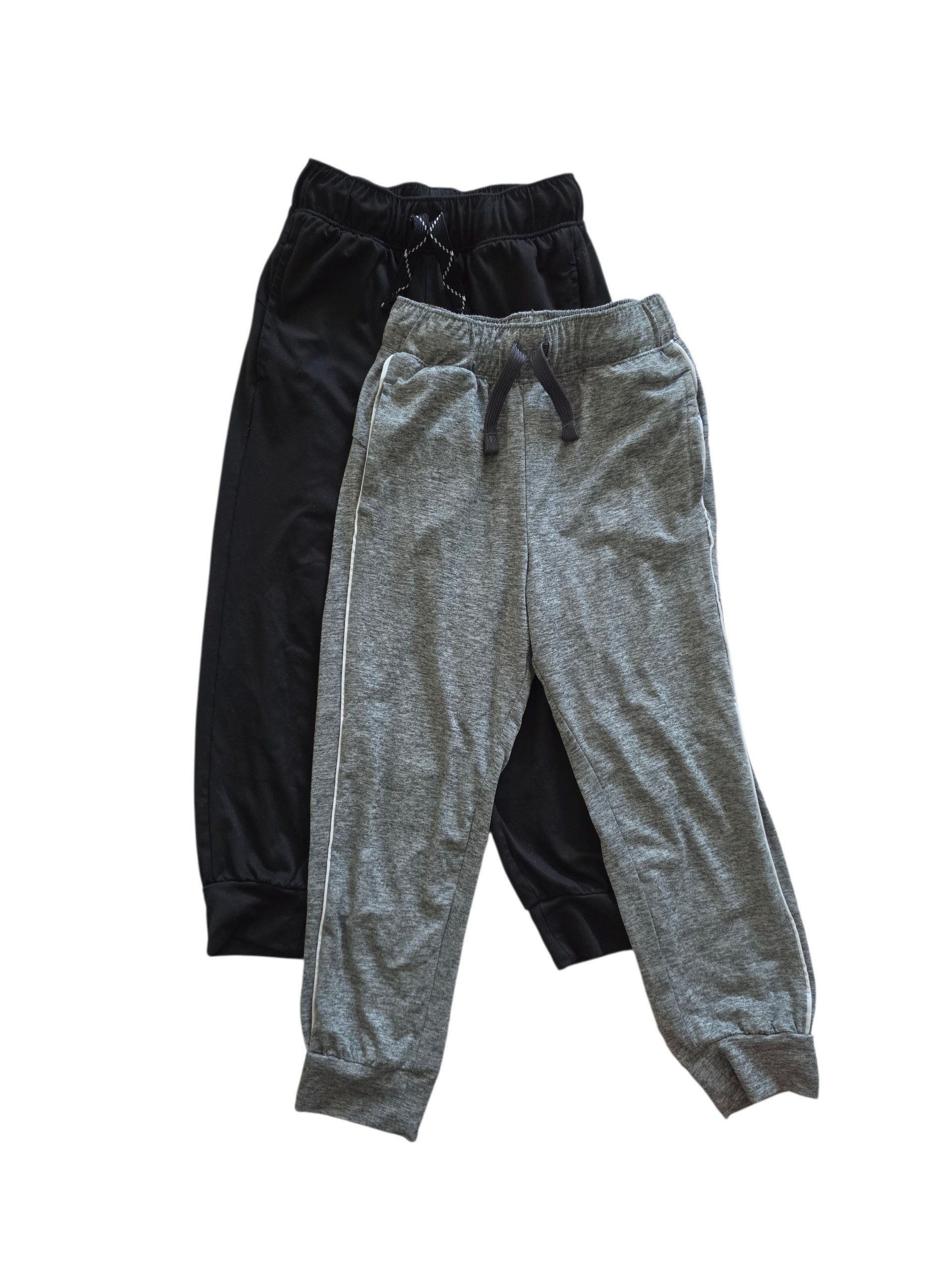 Jumping Beans Boys Active Joggers Bundle - Size 5 - Black & Grey